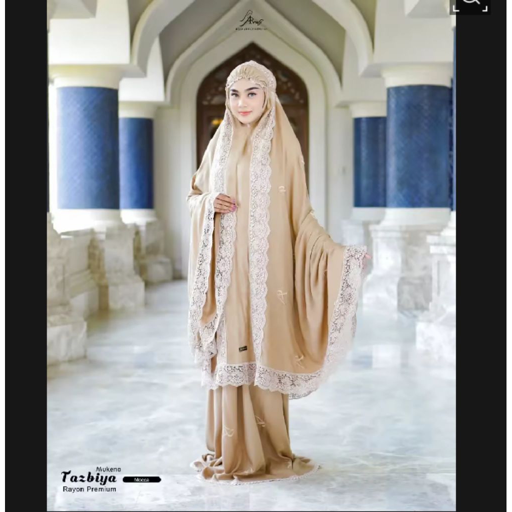mukena potongan dewasa mukena rayon arrafi