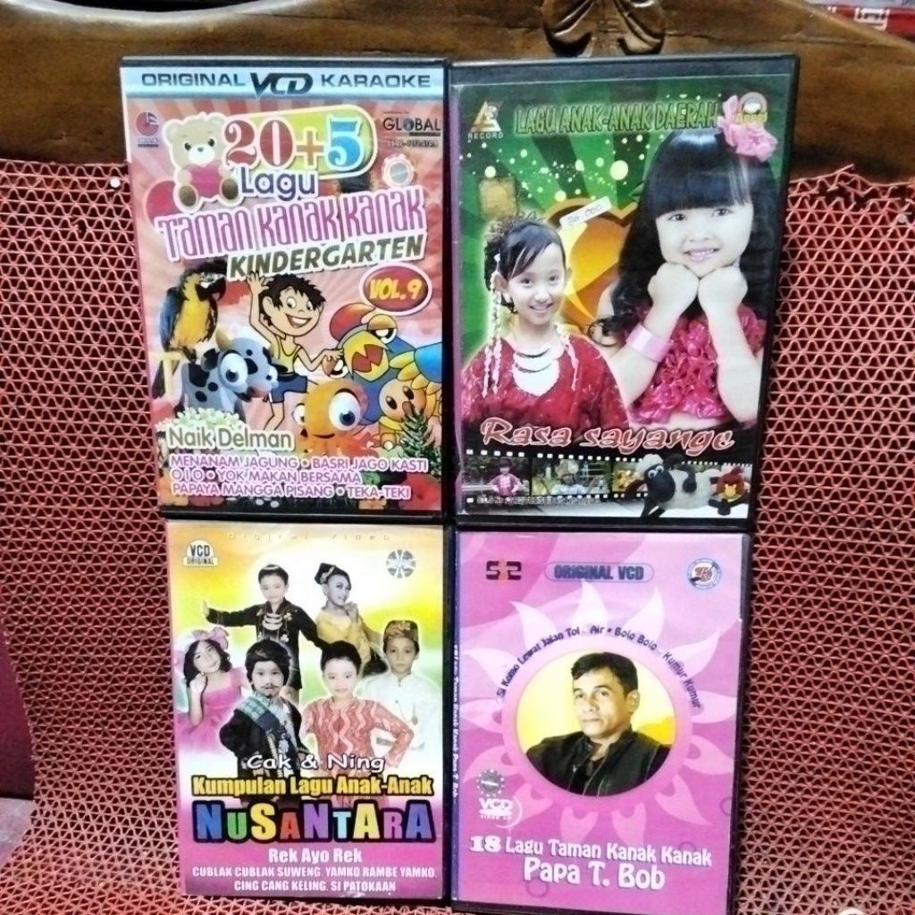 VCD KARAOKE LAGU ANAK"BEBAS PILIH JUDUL CHAT JUDUL KEPENJUAL 100% ORIGINAL BARU
