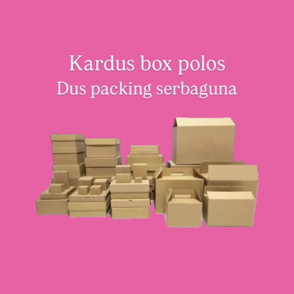 Dus packing Dus Serbaguna Kardus box polos Dus Polos Packing Barang Seserahan Hiddenbox dus 15x7x7 2