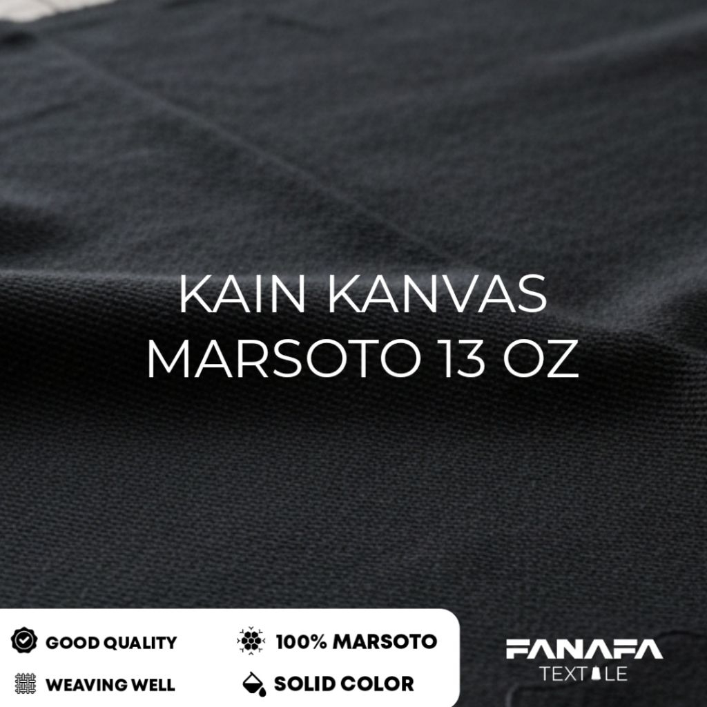 Kain Kanvas Greige Marsoto - Kain Lukis Per Setengah Meter