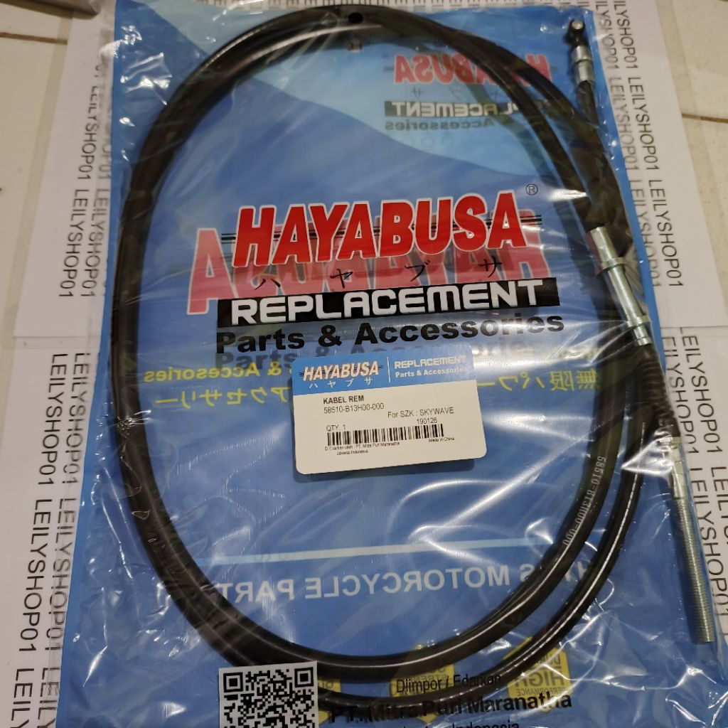 KABEL REM BELAKANG/TALI REM BELAKANG SUZUKI SKYWAVE