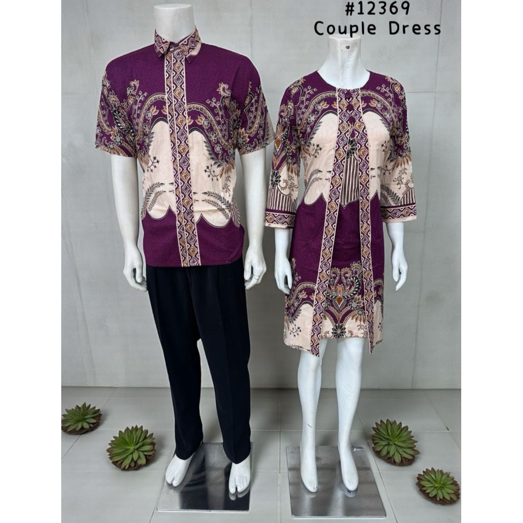 | Dress Batik Wanita Katun Strech | Baju Batik Wanita| Batik Modern | Batik Kekinian| Batik Couple |