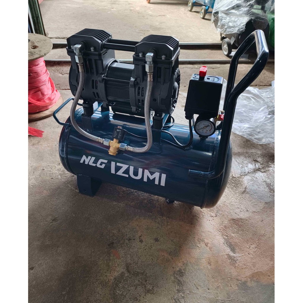 Kompressor IZUMI 0824SS/Isi cepat/2 silinder 1HP 24  / kompresor silent izumi 24liter 1hp