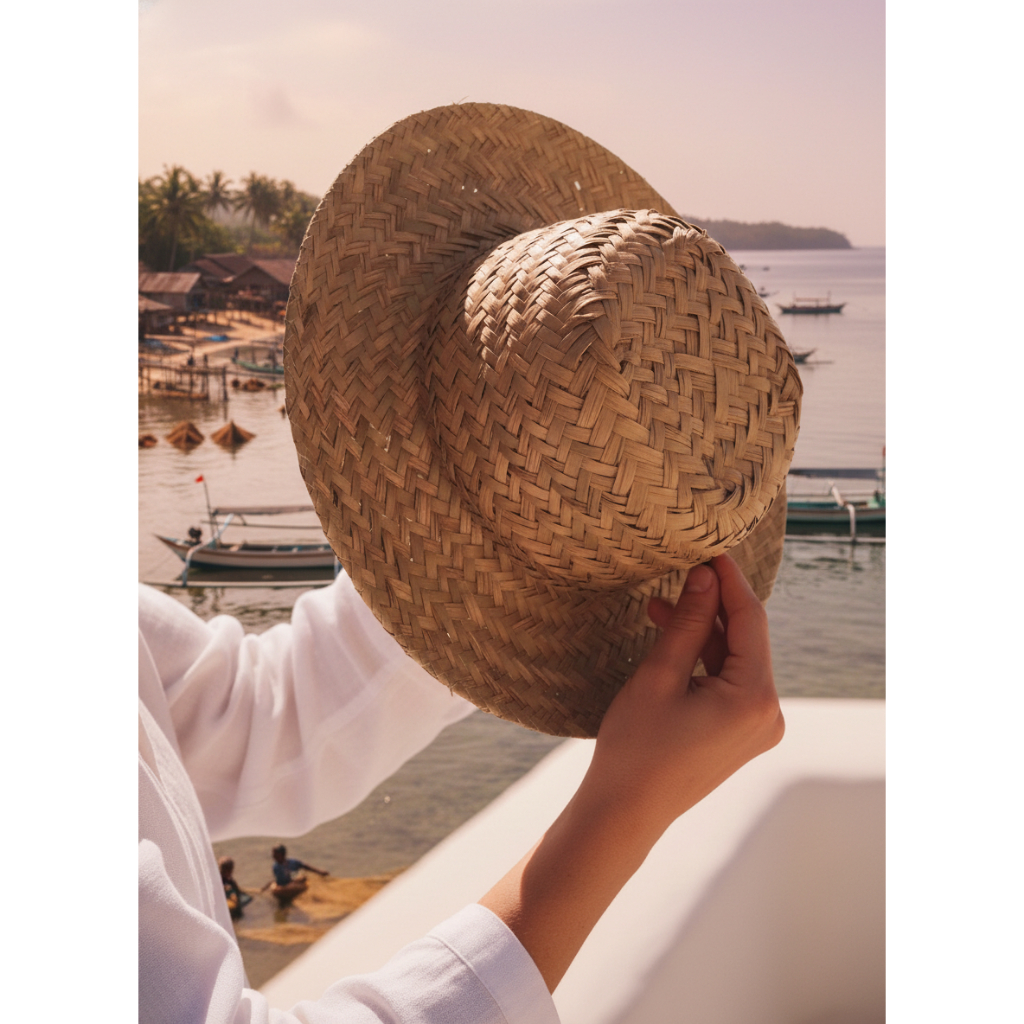 Topi Anyaman Pandan Topi mancing Topi Gerak Jalan Topi Nelayan Topi Pak Tani Topi Kerja