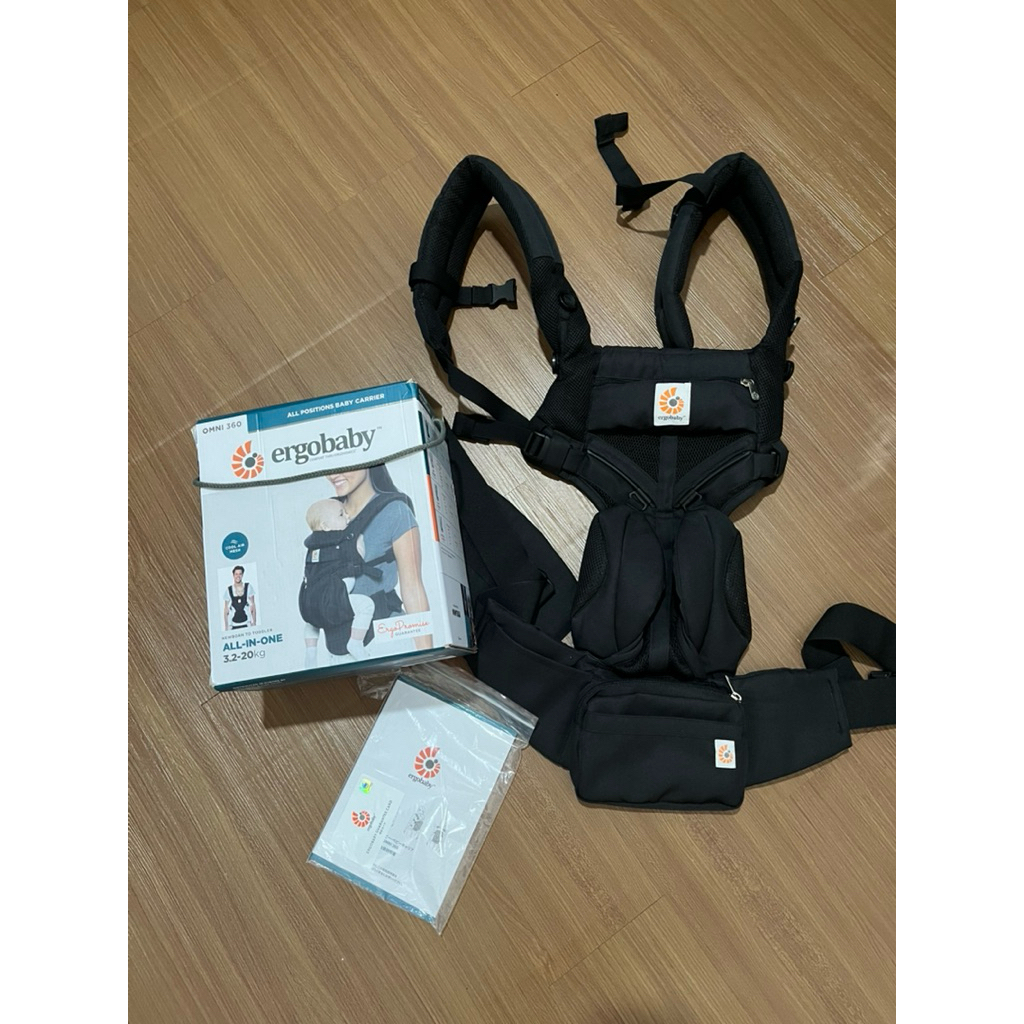 Ergobaby omni 360 preloved ORI like new (onyx black)
