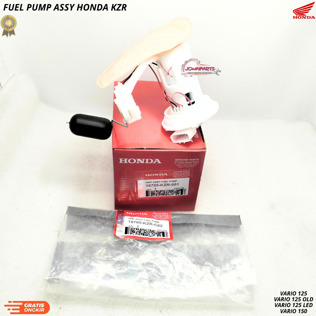 Fuel pump assy VARIO 125,VARIO 125 OLD,VARIO 125 LED,VARIO 150,KZR,AHM berkualitas original asli ori