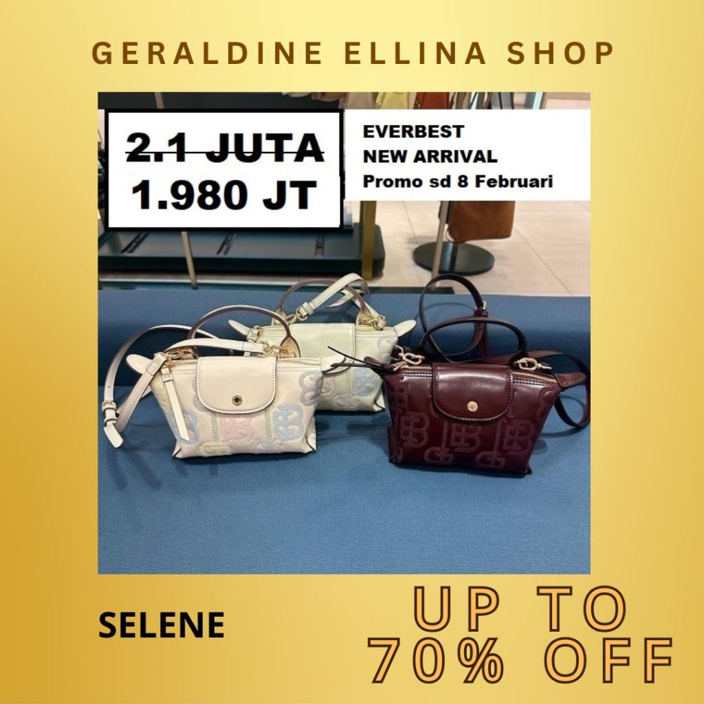 Tas Everbest wanita sale satchel bag original SALE seri SELENE