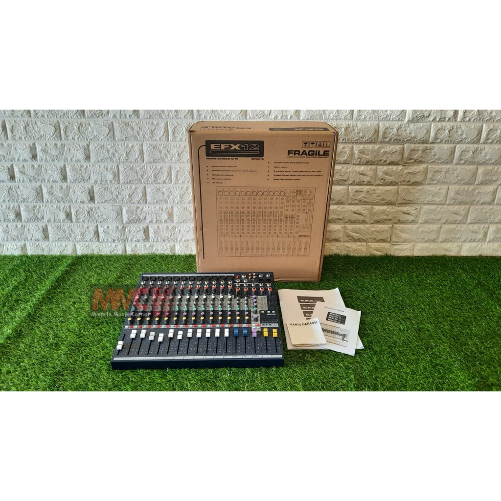 MIXER SOUNDCRAFT EFX12 12 CHANEL