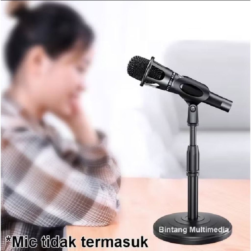 HOLDER STAND MICROPHONE/HOLDER  PODCAST MIC MEJA