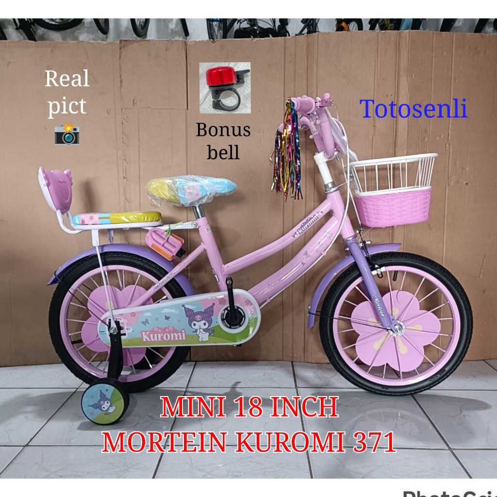 SEPEDA ANAK MINI 18 INCH 318-371 SEPEDA ANAK PEREMPUAN MINI 18 INCH