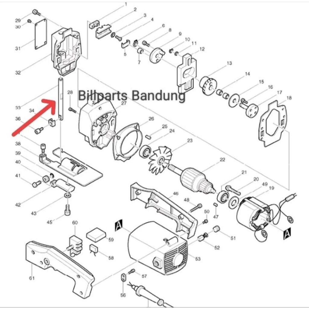 As mata 4300 Bv jigsaw 4300BV Makita jig saw gergaji