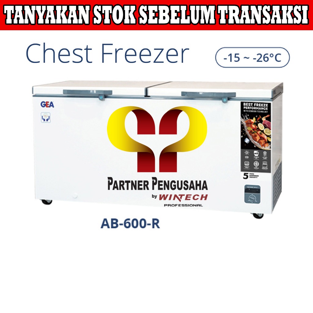 GEA AB-600-R Chest Freezer / Box Pendingin Makanan Beku Frozen Food Ice Cream