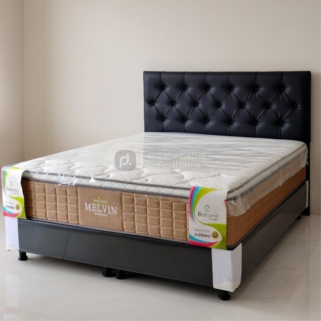 Kasur Springbed Spinno Melvin Plushtop Matras Bedset Ukuran 120x200 140x200 160x200 180x200