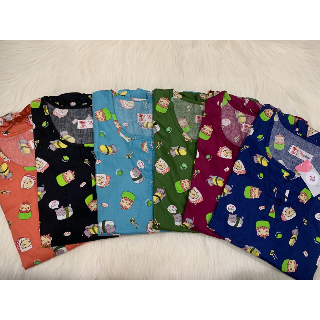 Sunly Uk.2L Cln. 3/4 t.pdk baju tidur sunly