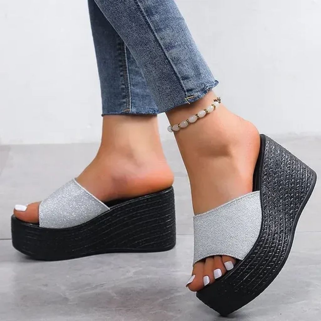Wedges Wanita Sofiya Pasir Korea Style