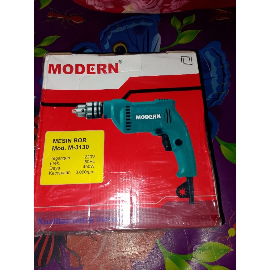 MESIN BOR LISTRIK MEREK MODERN