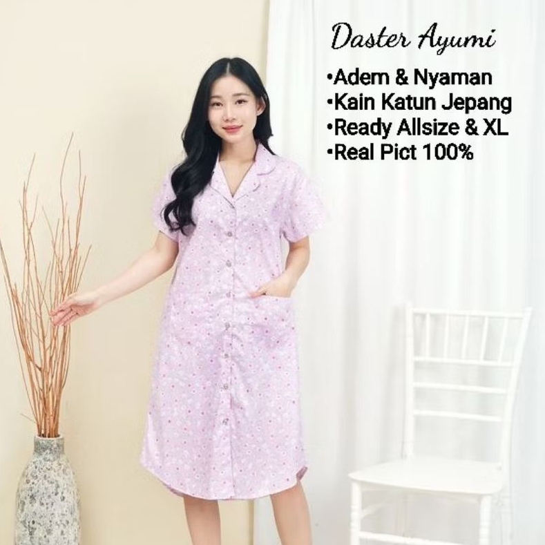 daster katun hamil bumil adem baju tidur wanita busui