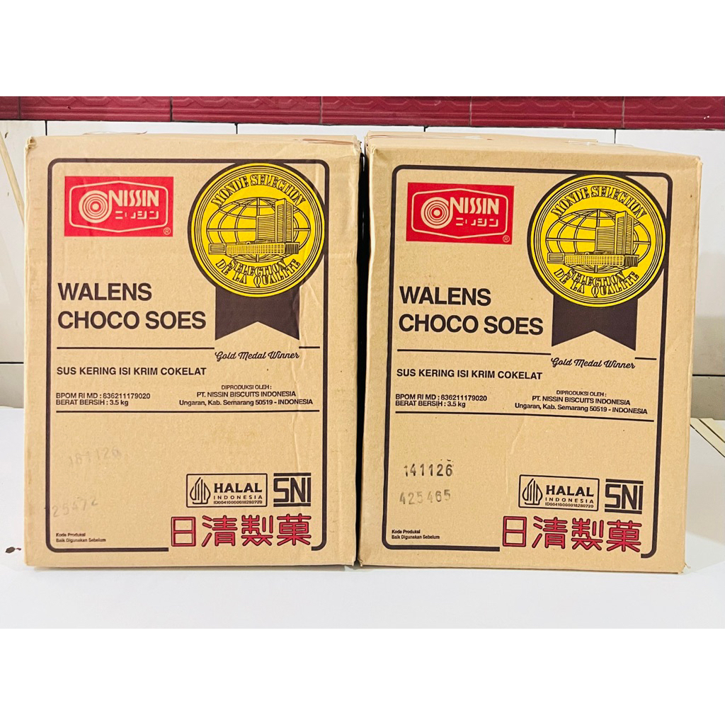 NISSIN WALENS CHOCO SOES 1 DOS ISI 3,5 KG