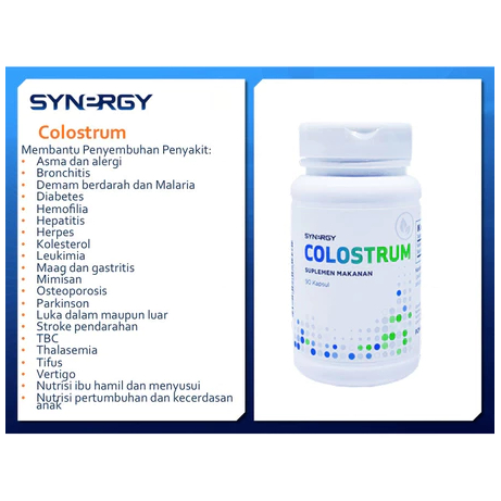 COLOSTRUM Synergy Kapsul Kolostrum Imun & Stamina