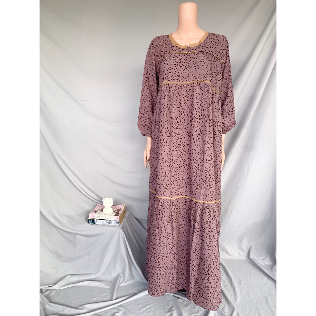 Gamis Wanita Batik Putri Diana | Longdress Fashion Muslim