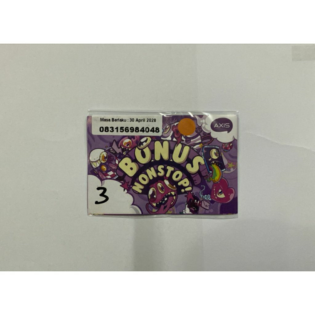 Kartu Perdana Axis 3GB 30Hr - Nasional