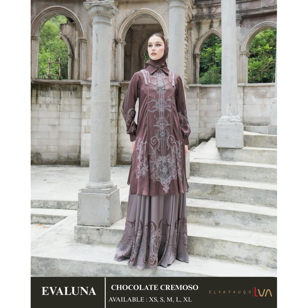 EVALUNA BY LVA SYARI /ABAYA EVALUNA LVA ORIGINAL PREMIUM ELEGANT
