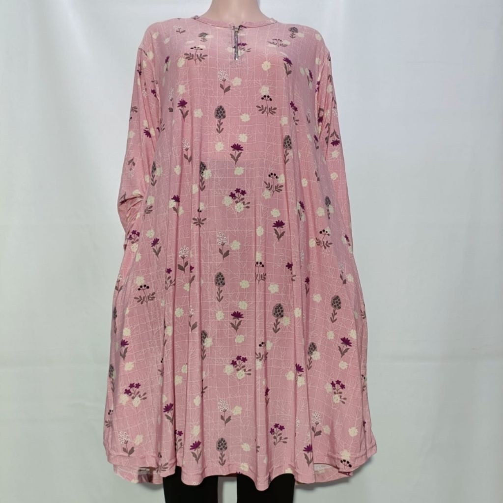 Tunik Kanaya Terbaru Jersey Korea Super Jumbo ter laris Ukuran LD 120-160 PB 105