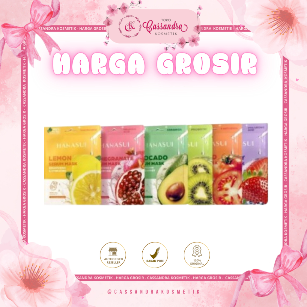 (GROSIR)HANASUI SERUM SHEET MASK
