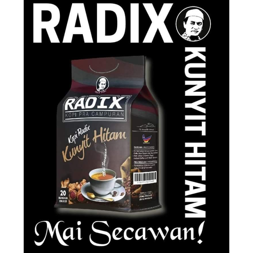 RADIX KUNYIT HITAM HPA MALAYSIA ECERAN 1 SACHET