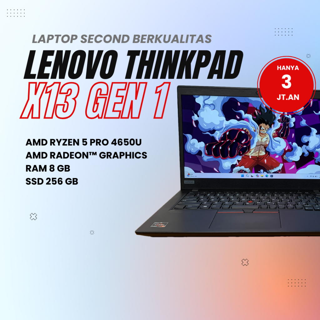 Lenovo Thinkpad X13 Gen 1 AMD Ryzen 5 PRO 4650U
