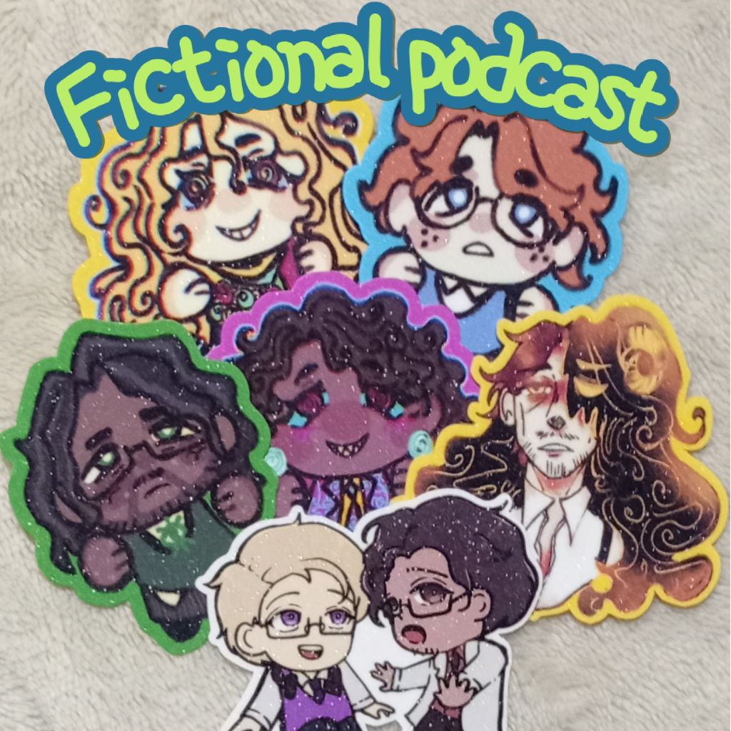 Fictional Podcast Sticker Series The Magnus Archives, Malevolent, Welcome to Night Vale Fanmerch by 