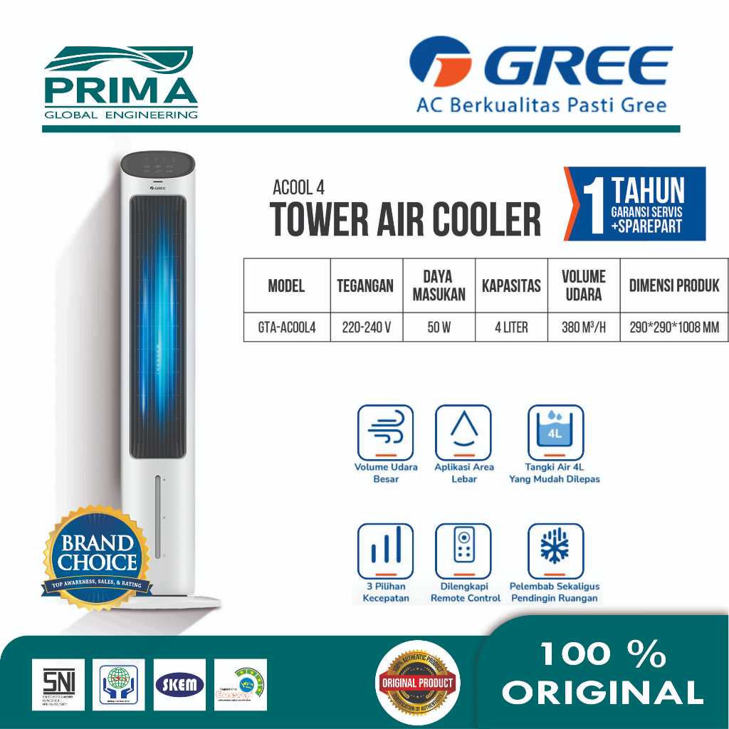 Gree Tower Air Cooler GTA-AC00L4