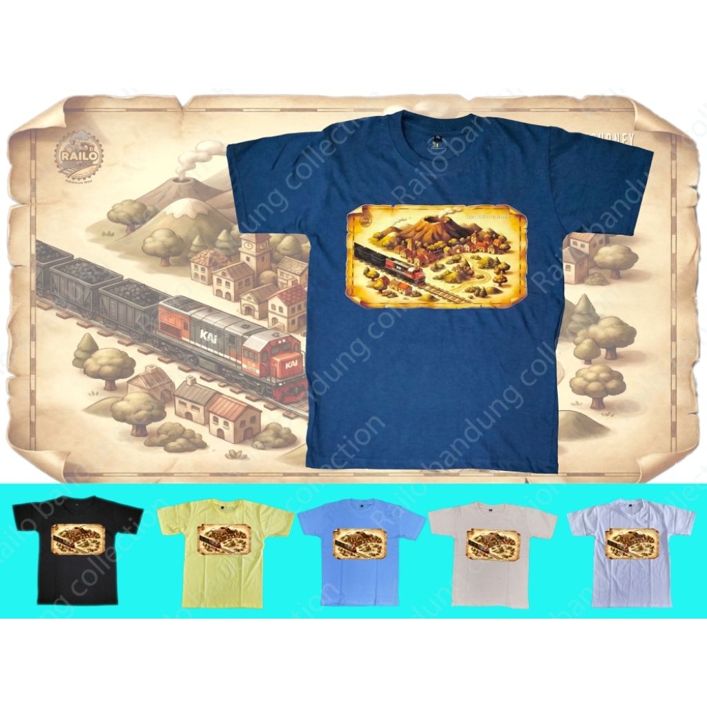 kaos ANAK kereta api | cc202 map | kereta api indonesia