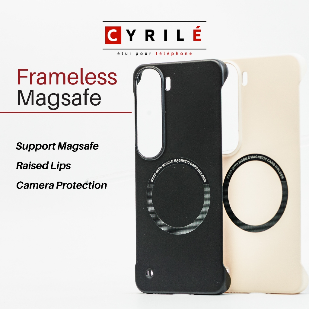 CYRILE Casing Vivo V40 Lite Frameless MagSafe Case