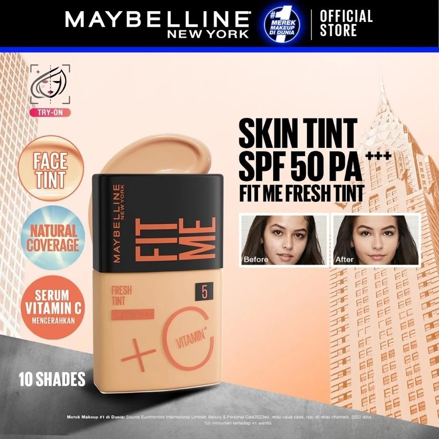 FaceTint Cream MYB Fit Me Fresh Tint 3in1 fresh flawless