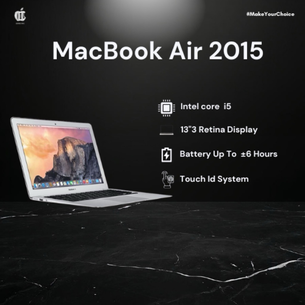 Macbook Air 11~13 inch i5 2015 Second Original