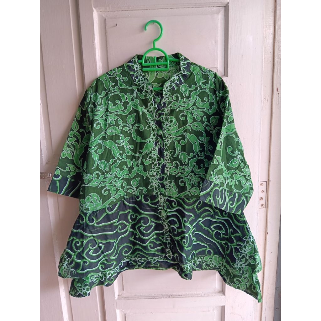 Baju Batik Wanita Jumbo Preloved