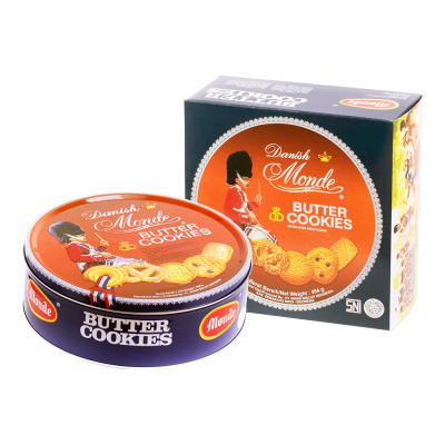 Cinta_Abuhaha Paramart - Monde Butter Cookies Biskuit Kaleng 908Gr / Kemasan Besar