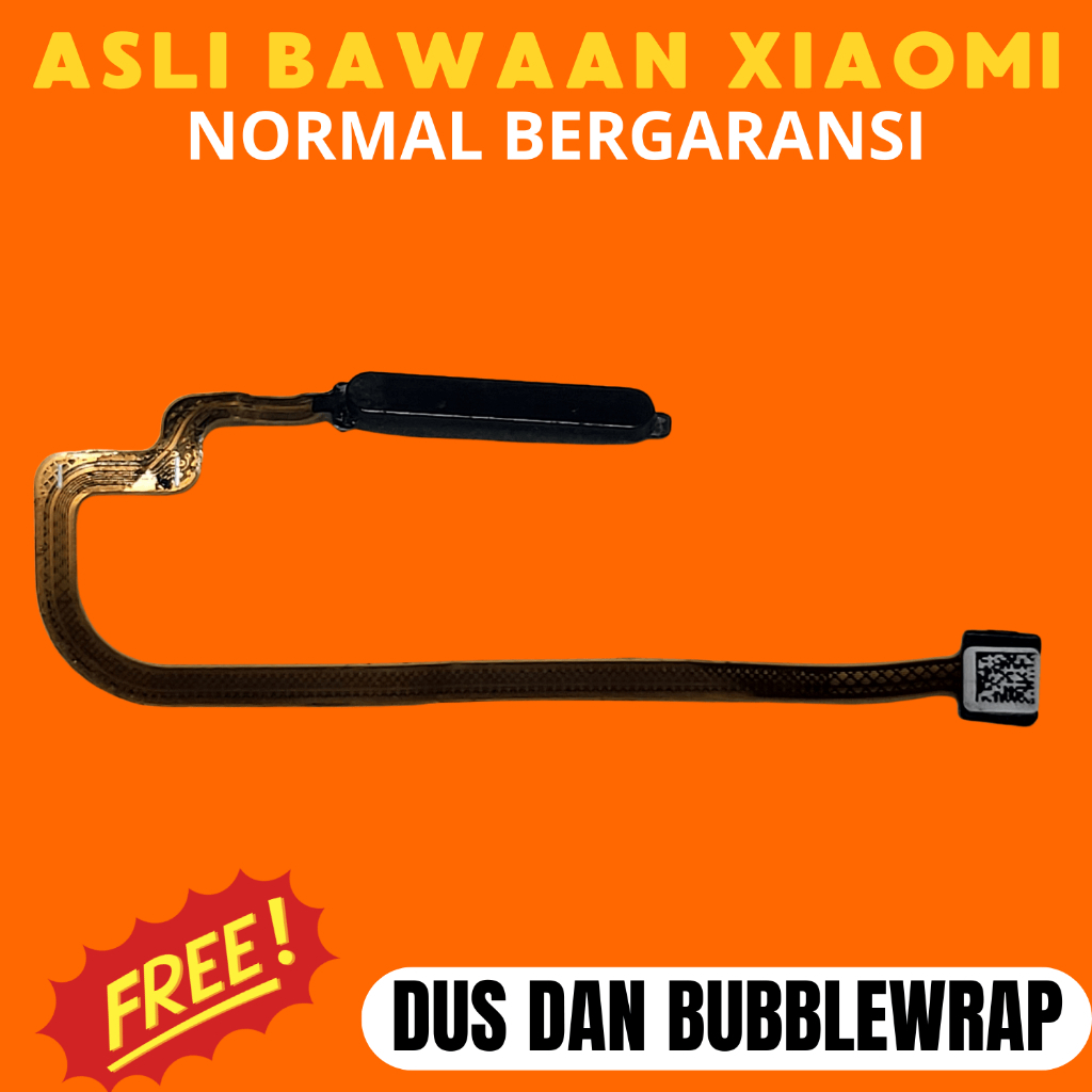 sensor sidik jari xiaomi poco m3 - asli ori xiaomi - fingerprint ori copotan cabutan bawaan