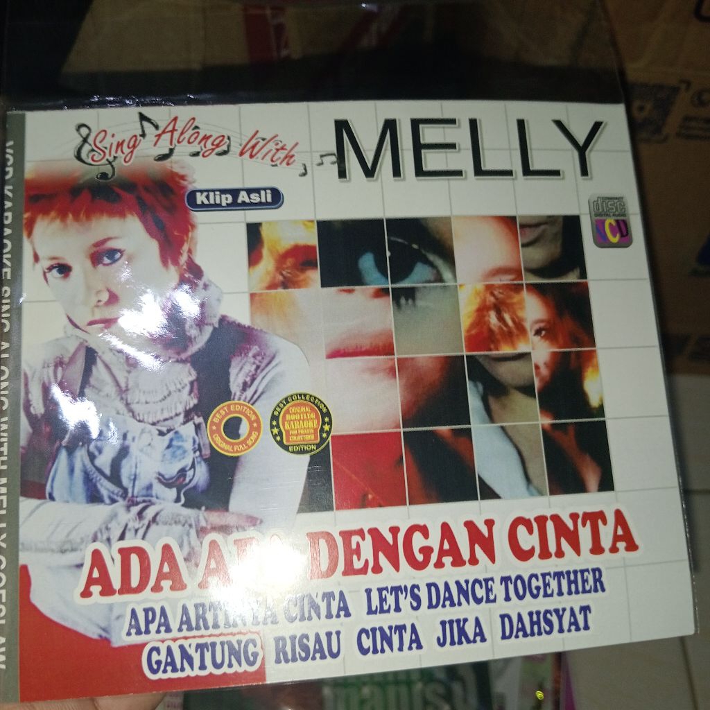 vcd karaoke sing a long with melly ada apa dengan cinta
