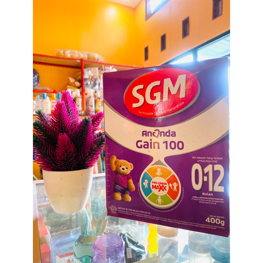 SGM Ananda Gain 100 0-12 Bulan Susu Bubuk 400g