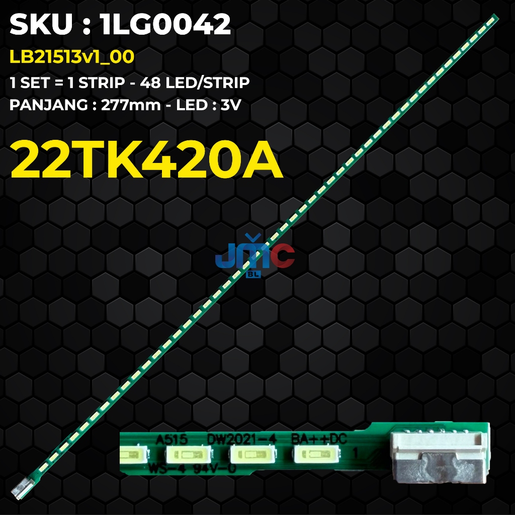 Backlight TV LG 22 Inch 22TK420A LB21513v1_00