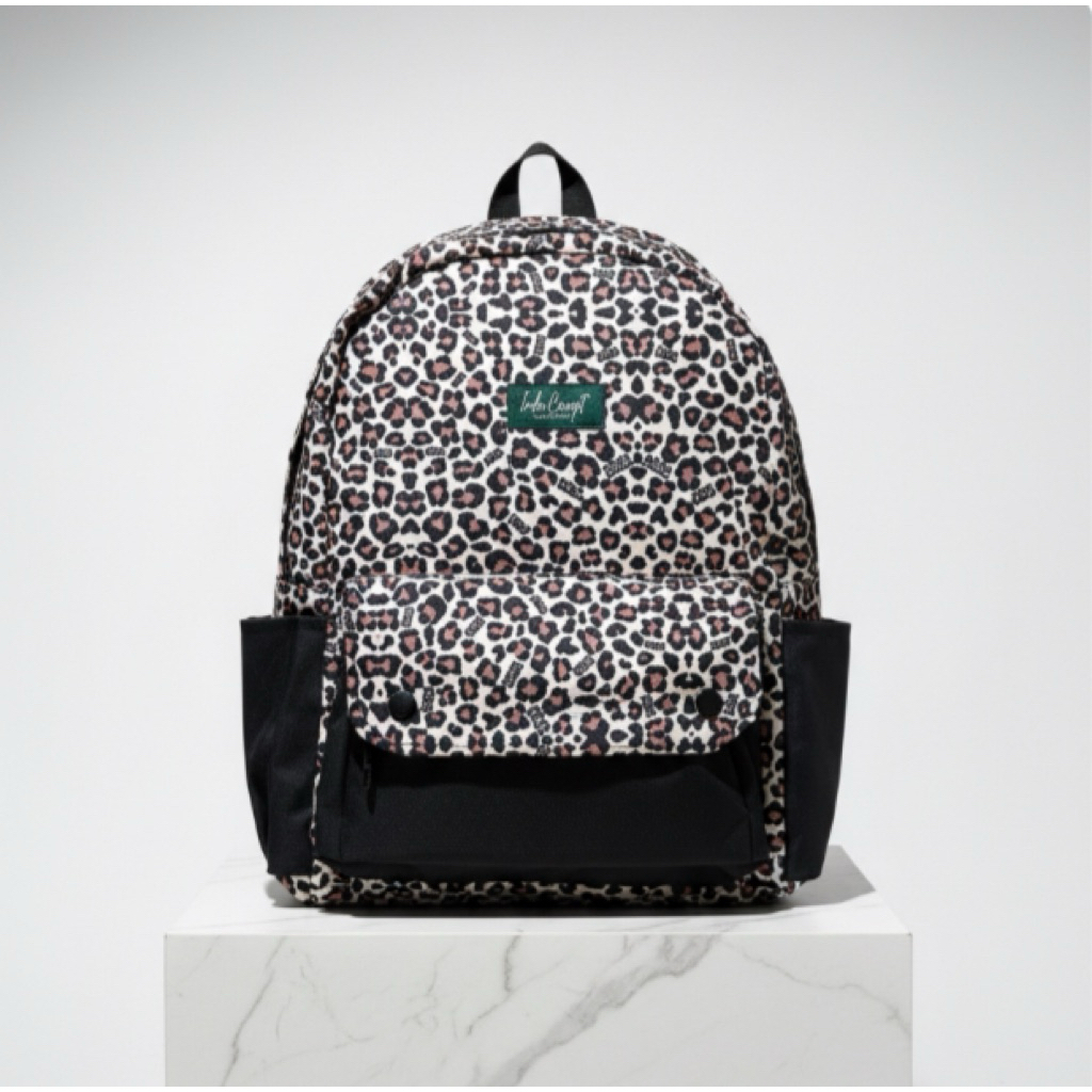 INDIE CONCEPT - LEOPARD BAG - TAS RANSEL BACKPACK MOTIF LEOPARD - DAYPACK - TAS LEOPARD