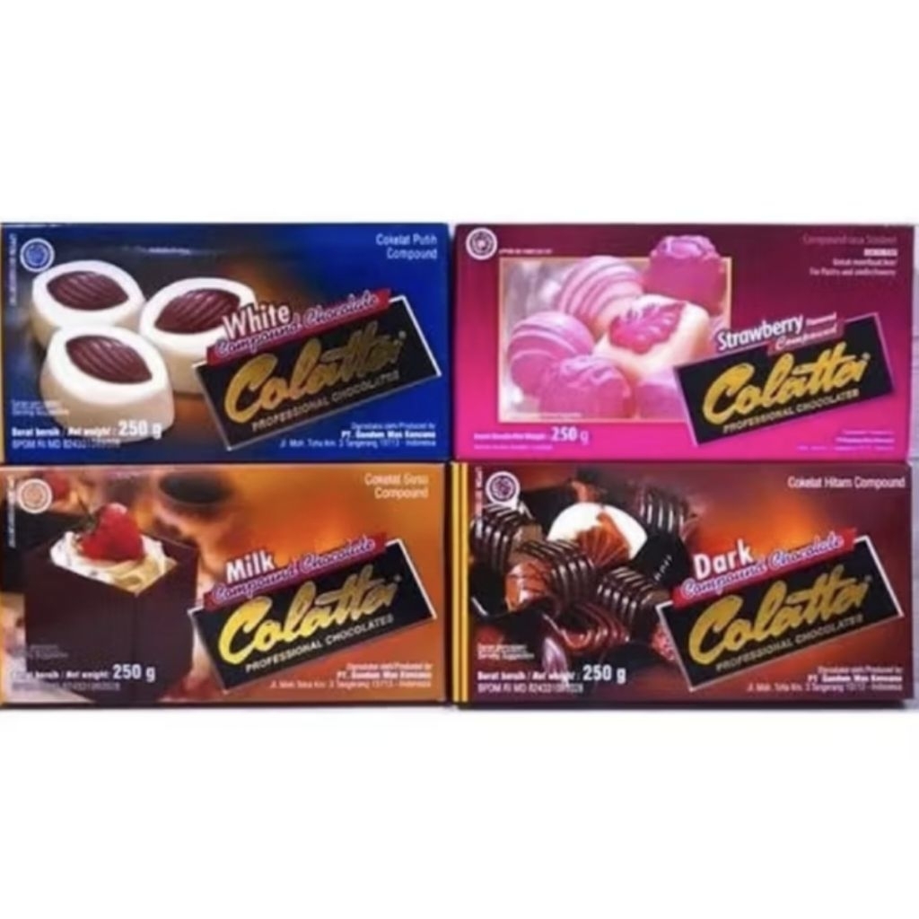 Colatta Coklat batang 250gr | Colatta Compound Coklat 250gr