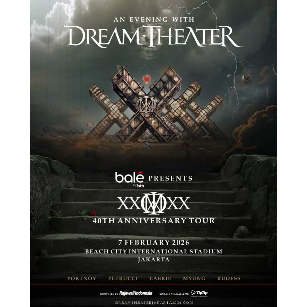 Jual Tiket Konser Dream Theater Jakarta 2026 bonus free hotel