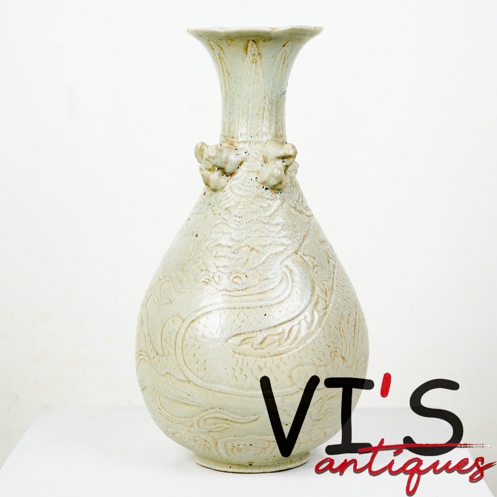 Vas Dynasty Celadon Guci Keramik Antik Kuno Asli Cina