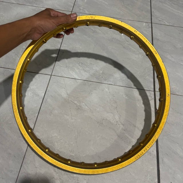 Velg veleg Tk japan ukuran 140 ring 17 gold emas kulit jeruk