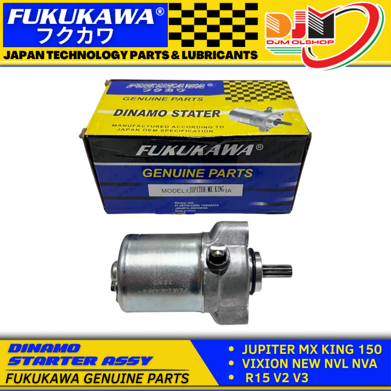 Dinamo Starter Stater Assy Yamaha Jupiter MX King 150 Vixion New R15 FUKUKAWA Premium Quality