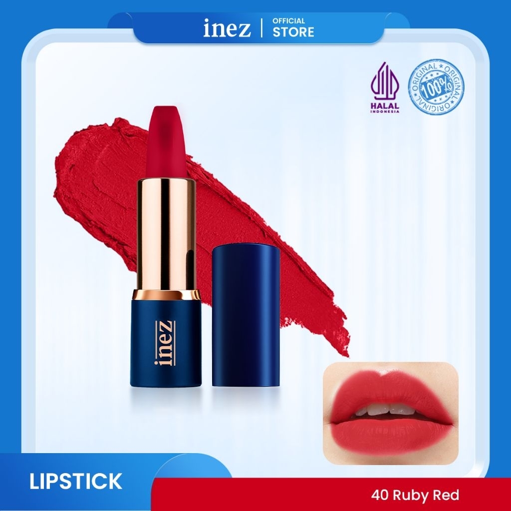 Inez Kosmetik Colo Contour Plus Lipstik New Design,lembut dan tahan lama