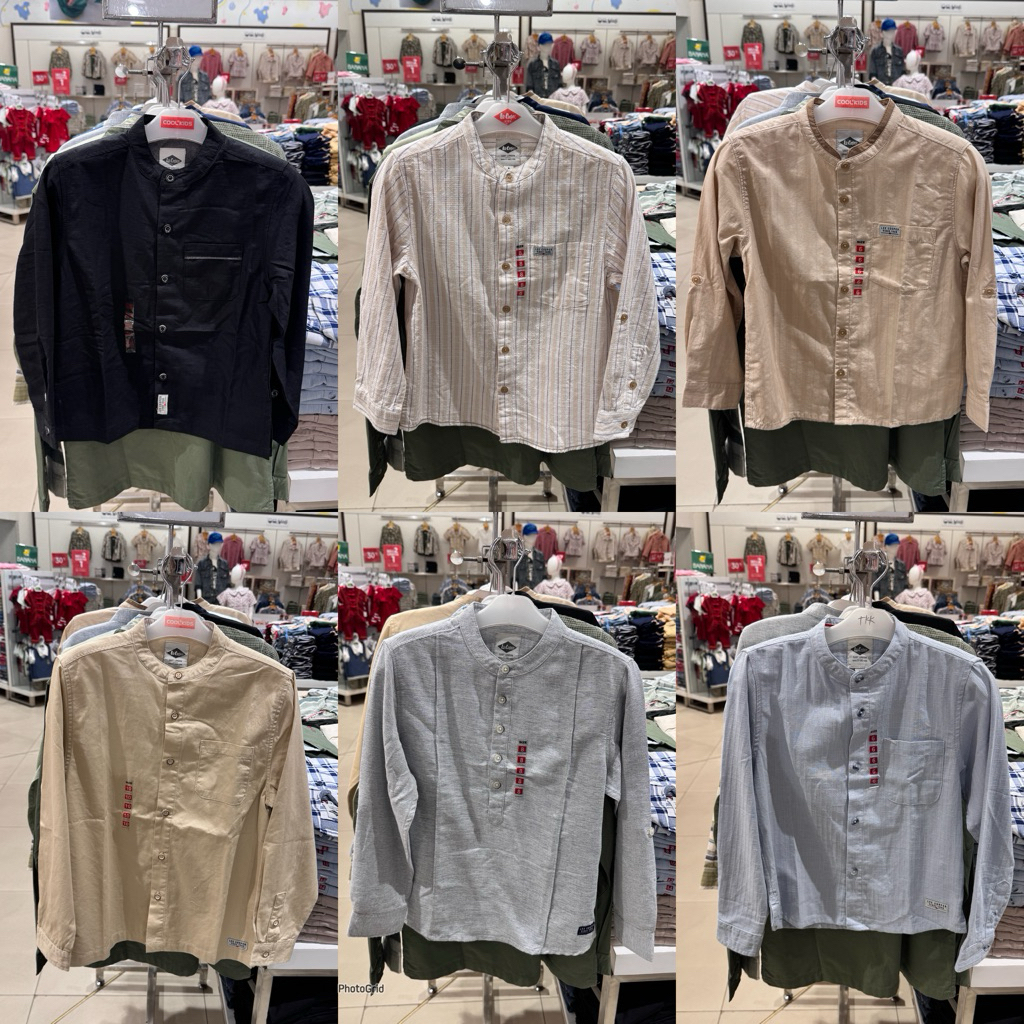 LEE COOPER KIDS - NEW Kemeja koko Anak Laki-Laki (4-14 Tahun)